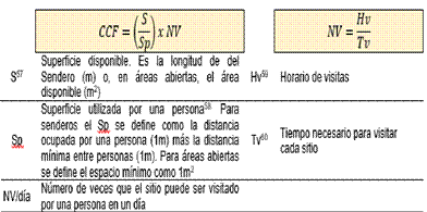 Capacidad
de carga Física